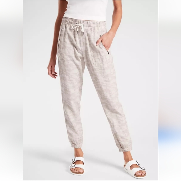 Athleta linen joggers size 14 - Picture 15 of 16